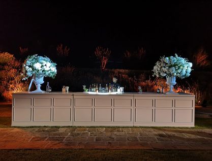 banco bar white living